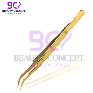 Forma curva Color personalizado Buen vendedor Antideslizante Calidad Premium Fácil de usar Extensión de pestañas Pinzas injertadas - Product Image 2