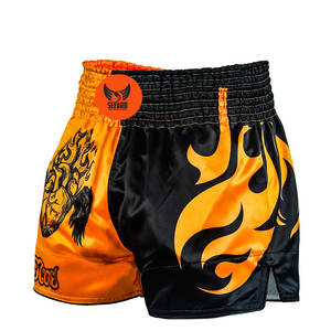 2025 Pakistan Manufacture Muay Thai Shorts Loose Fit Muay Thai Shorts <b>Elastic</b> Waist Muay Thai Shorts - Product Image 3