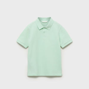 Collection Été 2026 – Polos en Coton Personnalisables avec Logo pour Garçons et Filles – Vente en Gros de Polos Tricotés Unis Style Décontracté - Product Image 1