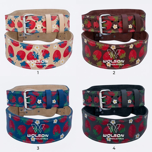 Soporte de Muñeca de Cuero Genuino Premium, Protección Profesional, Cierre de Gancho y Bucle, Entrenamiento de Fuerza, Levantamiento de Pesas, Gimnasio - Product Image 3