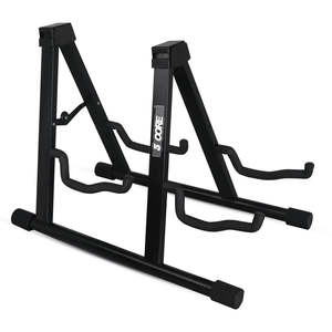 Support de guitare double à 5 cœurs en forme de A avec bras en mousse pour guitares acoustiques, électriques, basses, ukulélés et banjos - Product Image 1