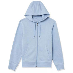 เสื้อฮู้ดแบบซิปรูดซิปมีขนแกะคอตตอน100% สำหรับผู้ชายสำหรับฤดูหนาว - Product Image 1