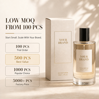 Boîte d'échantillons de parfum personnalisée pour flacons de 10 ml, 30 ml, 50 ml, carton pliable imprimé avec insert en papier protecteur