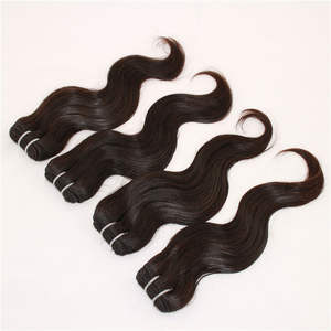 มัดผมมนุษย์สำหรับแต่งหนังกำพร้าผมคนอินเดียแบบมัดผมจากผู้บริจาคหนึ่งคน - Product Image 1