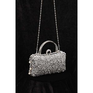 Borsa da sera in pietra di platino Ariana - Product Image 2