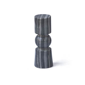 New Collection Classic <b>Black</b> Marble <b>Candle</b> Stand Pillar Handmade Small Home Decoration Piece Best Quality Indian Craft at Bulk - Product Image 1