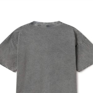 Primavera Verano nuevo peso pesado 100% algodón suelta Vintage camiseta personalizada hombres Vintage camiseta de gran tamaño camiseta para hombres - Product Image 6