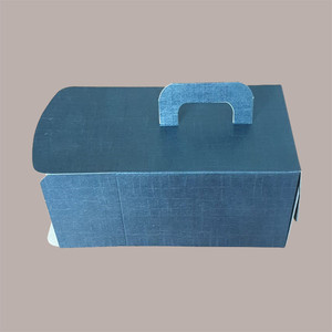 10pcs <b>Black</b> Silk Recycled Material Rigid <b>Boxes</b> 280x200H140mm Size Glossy Lamination & Embossing for Sushi Gift Aseptic - Product Image 4