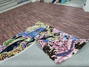 Lesli PB Oriental traditionnel fait à la main touffeté 100% laine tapis tapis personnalisé maison exercice taille abstrait motif ensemble - Product Image 6