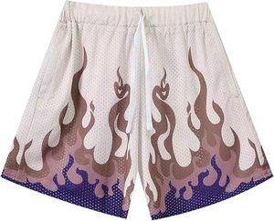 Verano Fitness hombres algodón personalizado impresión 3D Puff estampado calavera patrón Bermudas ropa de calle pantalones cortos para hombres - Product Image 1