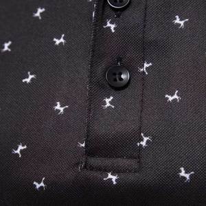 Nouveauté T-shirt Polo pour Homme Chemise Noire de Bonne Qualité T-shirts Polo Homme en Stock pour Casual et Sport - Product Image 3