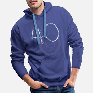 Hecho en el mejor material Basics Rhinestones Hoodies Hombres ligeros Rhinestones Hoodies en buena calidad - Product Image 3