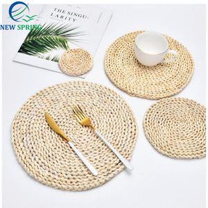 Élégant plateau de service en jacinthe d'eau naturelle durable et au meilleur prix pour les cérémonies de fête à domicile et de mariage - Product Image 5