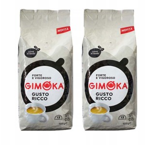 Wholesale Gimoka Espresso Gusto Ricco L'Italiana Traditional Italian Coffee <b>Strong</b> Flavor Aromatic Blend Perfect - Product Image 1