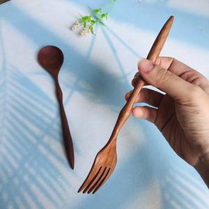 Vitrapro Vietnam Acacia Wooden <b>Soup</b> <b>Spoon</b> 14x4cm New Style Household Nanmu <b>Soup</b> Server Wholesale Available - Product Image 3