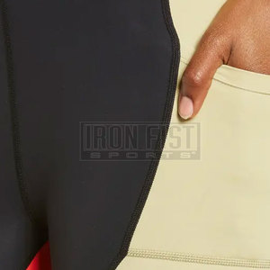 Leggings Deportivos Iron Fist de Cintura Alta para Yoga, Spandex/Nylon 220g, Transpirables, Elásticos, con Cierre Elástico en la Cintura - Product Image 4