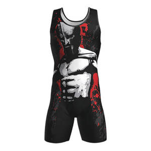 Trajes de Lucha Unisex de Pakistán de la Mejor Calidad, Diseño Personalizado, Transpirables, de Spandex/Nailon, Color/Logotipo Personalizado al por Mayor - Product Image 2