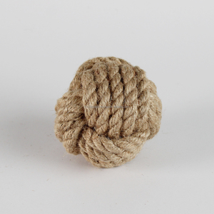 Hemp Fiber Ball Dog Toy OEM ODM Vietnam Manufacturer Bulk Supplier Wholesale Eco Friendly Dog Toy For Chewing And Daily <b>Exercise</b> - Product Image 1