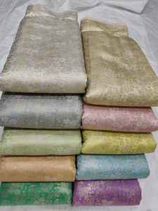 Telas de Mezcla de Seda/Brocado Allure Hechas a Medida, Tejidos Radiantes de Color Sólido, Estilo Dobby Anti-Pilling, Listas para Enriquecer la Moda con un Toque Audaz - Product Image 5