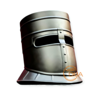 Casque de cosplay de chevalier inspiré solaire médiéval d'Astora, éventuellement en calibre 18, conçu pour les adultes et adapté