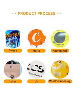 工場卸売 クイックダイカット カスタム 3.5インチ マイラーバッグ キャンディポーチ スタンドアップ ジップロック パウンド マイラーバッグ 個別包装 タバコ用 - Product Image 6