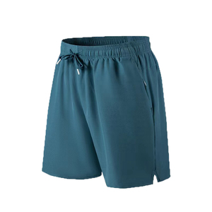 Pantalones cortos de secado rápido para hombre, pantalones casuales deportivos sueltos de cinco cuartos, pantalones de playa finos de seda helada para hombre, pantalones cortos grandes, envío DDP - Product Image 1