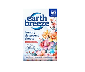 Feuilles de lessive Earth Breeze aux senteurs de fleurs printanières – 60 lavages - Product Image 1