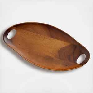 Styles rustiques modernes exquis 3 pièces pour plateau en bois de manguier ensemble plateaux de service vintage pour usage domestique prix de gros pour Diwali - Product Image 1