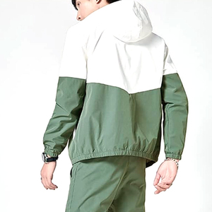 Ensemble coupe-vent pour homme sur mesure, patchwork, fermeture éclair, nylon coupe-vent, qualité supérieure, panneau en nylon, coupe-vent unisexe, broderie OEM - Product Image 2