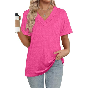Camiseta Ligera para Mujer, Tejido Suave, Estructura Aireada, Movimiento Flexible, Soporte Transpirable, Tacto Diario Activo - Product Image 4