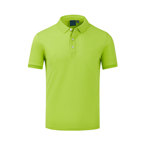 Logo personnalisé OEM de haute qualité en gros polos pour hommes T-shirt d'été personnalisé de couleur unie à revers Chemise polo de golf à manches courtes - Product Image 5