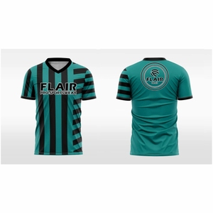 Maillot de football personnalisé pour adulte – Qualité supérieure, 100 % polyester, léger, confortable, respirant, séchage rapide, extensible, coupe courte, OEM - Product Image 6