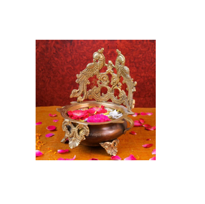 Bol décoratif Urli de forme ronde à thème de luxe pour la conception moderne et unique artisanale indienne d'Urli - Product Image 3