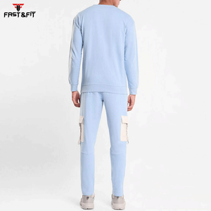 Prix bas Nouveau Design Motif solide Hiver Survêtement & Pantalon Ensemble Prix Usine Nouveau Style - Product Image 3