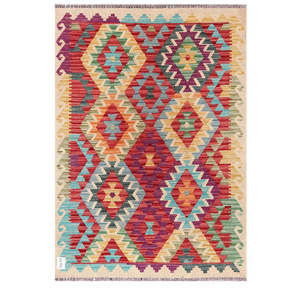 Tapis Kilim d'Afghanistan Maimana 148 X106 cm Artisanat textile et tissu - Product Image 1