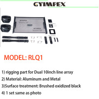 Système de montage double pour enceintes Line Array professionnelles de 10 pouces haute performance, avec pièces métalliques