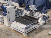 Router CNC ATC 1325 de 3 Ejes para Trabajos en Madera con Motor de Husillo Único y Componentes de Engranajes, Capacidad de 4x8 pies