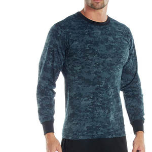 Sudadera de Algodón 100% para Hombre con Logotipo Personalizado al por Mayor, Fabricante de Ropa Urbana, Sudadera de Cuello Redondo de Felpa con Estampado de Camuflaje - Product Image 6