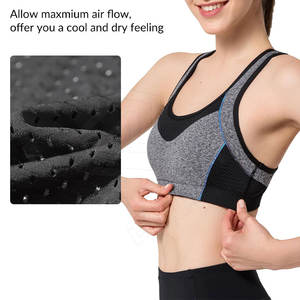 Meilleur fabricant de vêtements de fitness sur mesure à séchage rapide confortable prix abordable soutien-gorge de sport personnalisé/rembourré pour femmes - Product Image 4