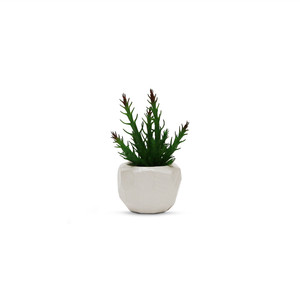 CGB3903WT - <b>Small</b> White Geometric <b>Pot</b> - 4 W x 2.75 H - Product Image 2