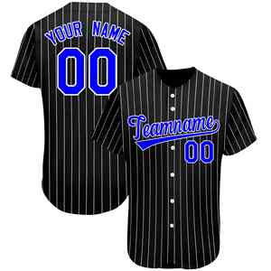 Camiseta de Béisbol Personalizada, Uniforme de Equipo con Botones Auténticos, Conjuntos para Hombres Adultos, Sublimación Cosida, 100% Poliéster de Secado Rápido - Product Image 6