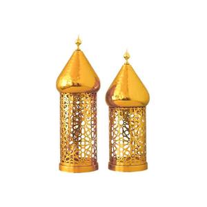 Belle lanterne marocaine en métal durable, décoration de Ramadan, lumière de fête musulmane pour les célébrations à domicile, les fêtes - Product Image 5