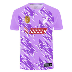 Camisetas de fútbol para hombre de poliéster de alta calidad, superventas de 2025, logotipo personalizado, Impresión de nombre, diseño superior para clubes de adultos - Product Image 2