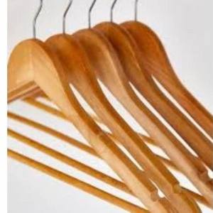 Cintres en bois massif personnalisés, cintres en bois lisses pour vêtements, cintre pour placard - Product Image 4