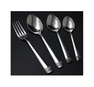 Ensemble de couverts ensemble de couverts en acier inoxydable or et argent poignée couverts pour mariage événement Restaurant - Product Image 1