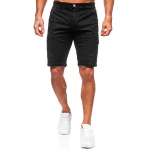 Pantalones Cortos Cargo de Lona para Hombre, Corte Holgado, Transpirables, Ecológicos, Impermeables y Resistentes al Viento, con Cierre de Cordón - Product Image 1