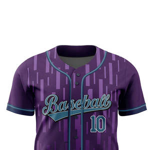 Sublimación Impresión Nueva llegada Jersey de béisbol para hombres Top Trending Completamente personalizado Jersey de béisbol - Product Image 5