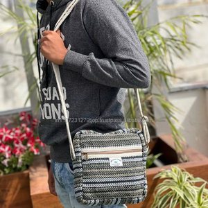 Bolsos Cruzados de Cáñamo de Diseño Nuevo, Bolso Multiusos Elegante de Yute con Material de Algodón, Bolsos de Hombro Sostenibles, Bolsos de Compras para Mujer - Product Image 6