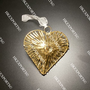 Ornements suspendus perlés faits à la main Décorations de vacances de Noël uniques Commande minimum en gros 50 pcs - Product Image 1