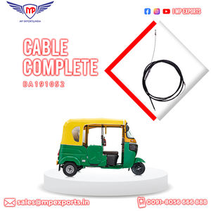 Cable de engranaje de calidad genuina para repuestos Bajaj RE Tuk disponibles para la venta a Brasil a un precio muy asequible - Product Image 2